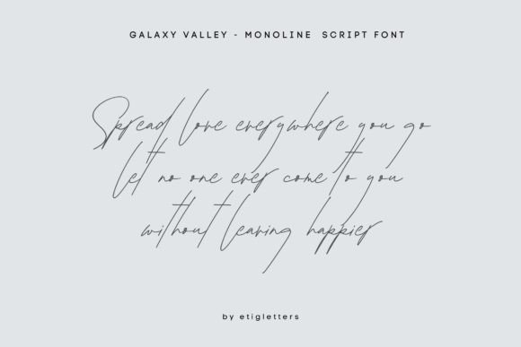 Galaxy Valley Font Poster 7