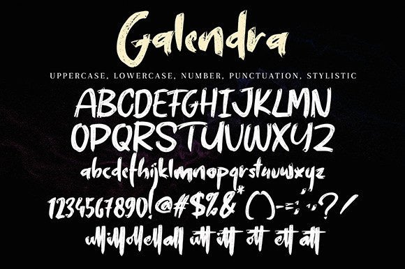 Galendra Font Poster 8