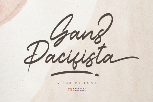 Gans Pacifista Font Poster 1