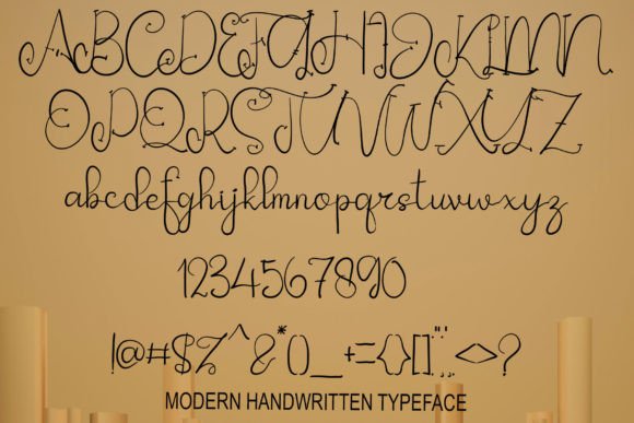 Ganteng Font Poster 5