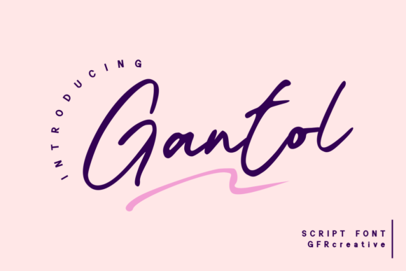 Gantol Font Poster 1