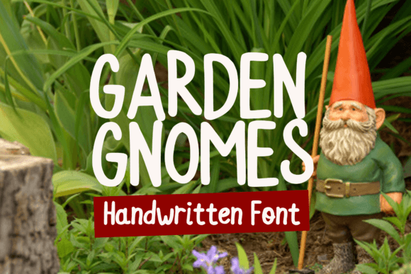 Garden Gnomes Font Poster 1