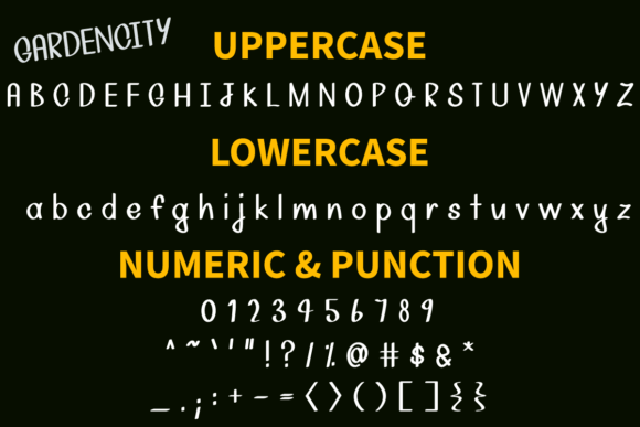 Gardencity Font Poster 5