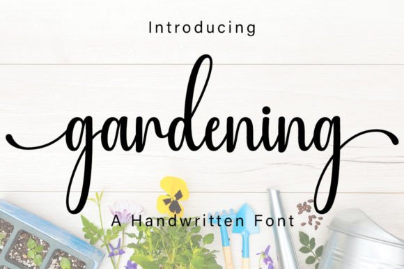 Gardening Font