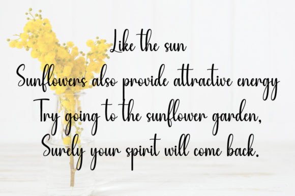 Gardening Font Poster 3