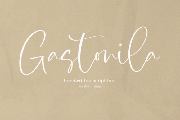 Gastonila Font Poster 1
