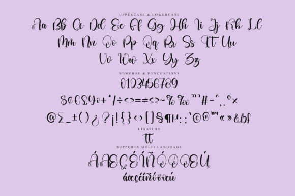 Gather Font Poster 6