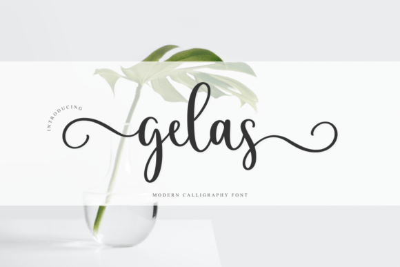 Gelas Font Poster 1