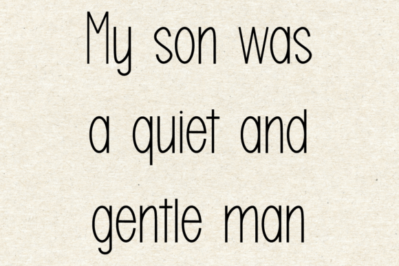 Gentle Font Poster 2