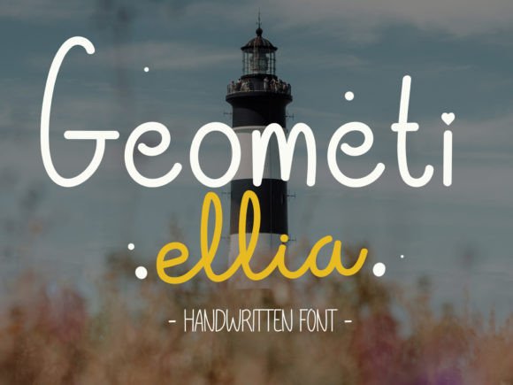 Geometi Ellia Font