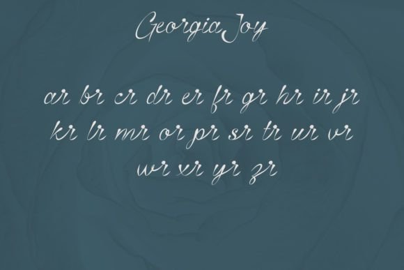 Georgia Joy Font Poster 5