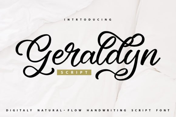 Geraldyn Font Poster 1