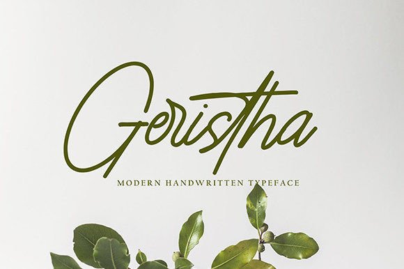 Geristha Font Poster 1