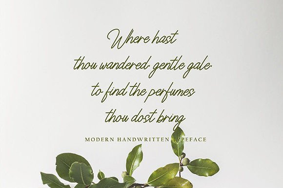 Geristha Font Poster 2