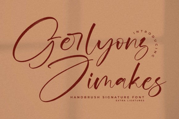 Gerlyonz Jimakes Font