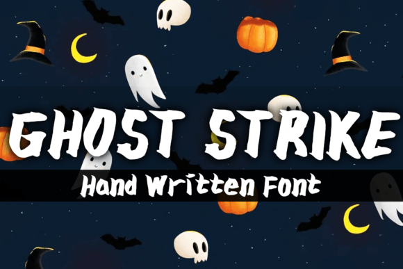 Ghost Strike Font Ghost Strike Font Poster 1