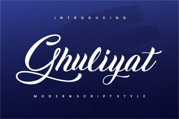 Ghuliyat Font Poster 1