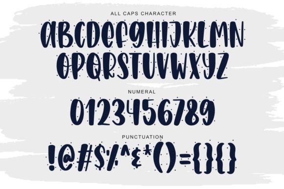 Giant Snow Font Poster 3