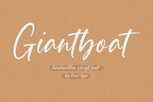 Giantboat Font Poster 1