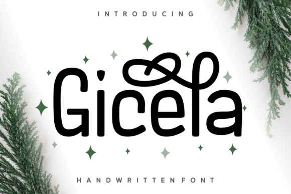 Gicela Font Poster 1