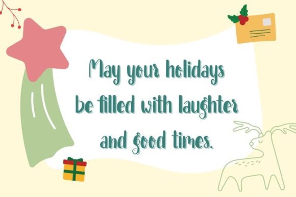 Gift Box Font Poster 6