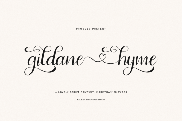 Gildane Hyme Font Poster 1
