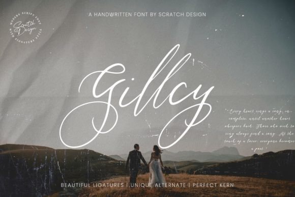 Gillcy Font Poster 1