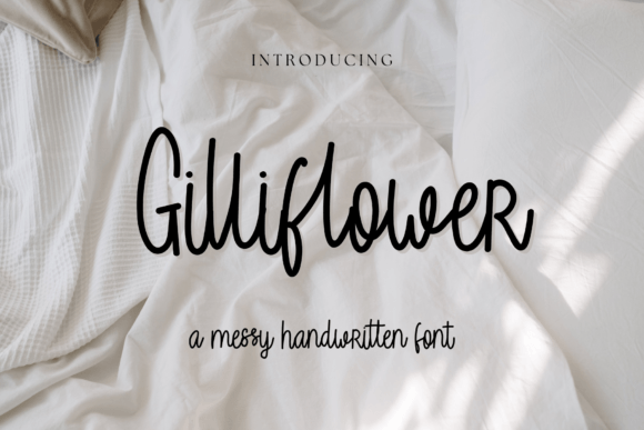 Gilliflower Font Poster 1