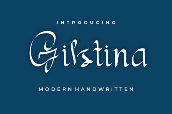 Gilstina Font Poster 1