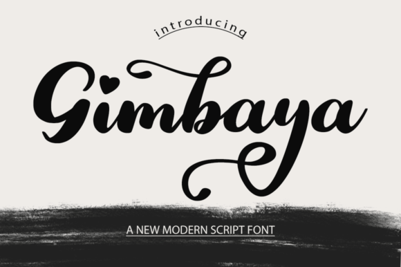 Gimbaya Font Poster 1