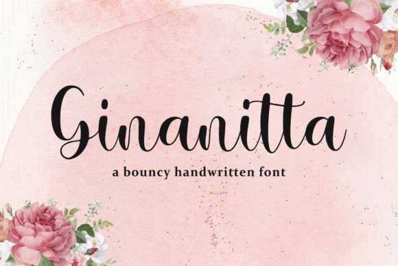 Ginanitta Font Poster 1