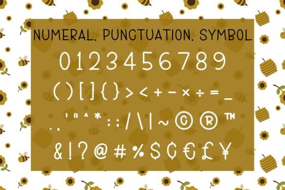 Ginger Honey Font Poster 4