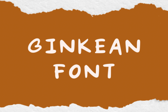 Ginkean Font Poster 1