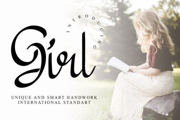 Girl Font Poster 1