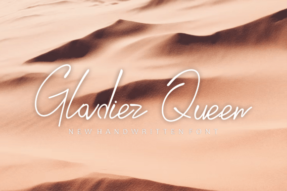 Gladiezqueen Font Poster 1