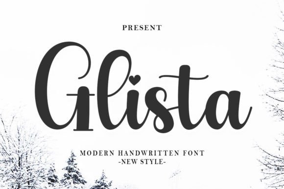 Glista Font Poster 1