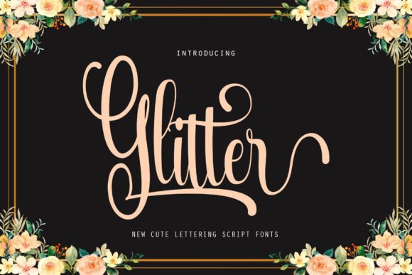 Glitter Font