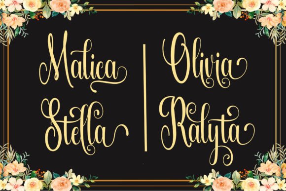 Glitter Font Poster 4