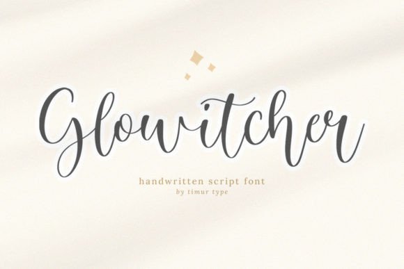 Glowitcher Font Poster 1