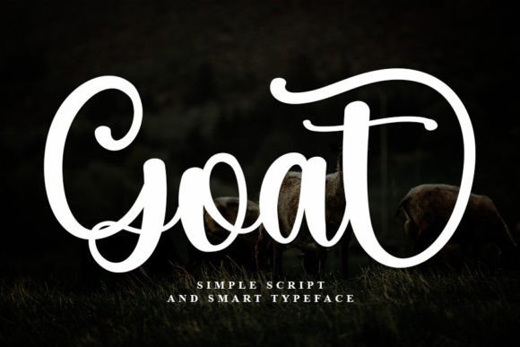 Goat Font Poster 1