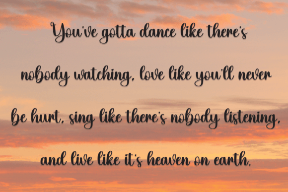 Goddess Font Poster 6