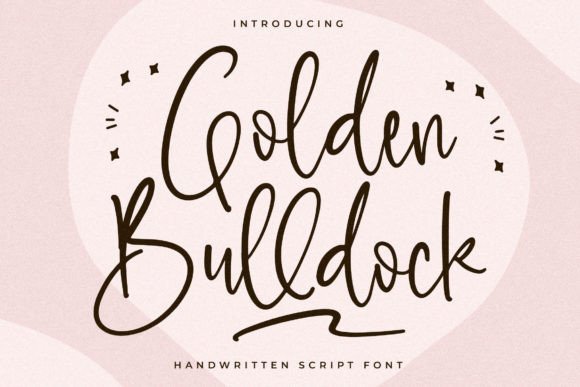 Golden Bulldock Font Poster 1