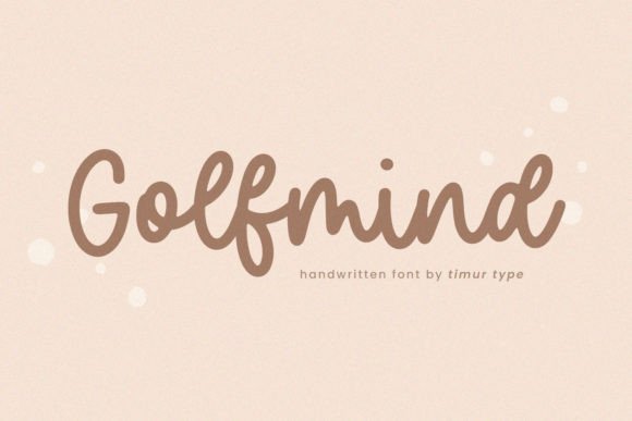 Golfmind Font Poster 1