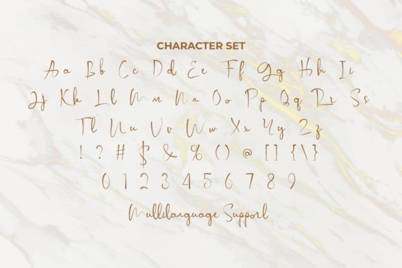 Gollden Sheer Font Poster 3