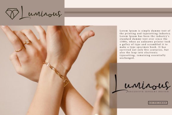 Gollden Sheer Font Poster 9