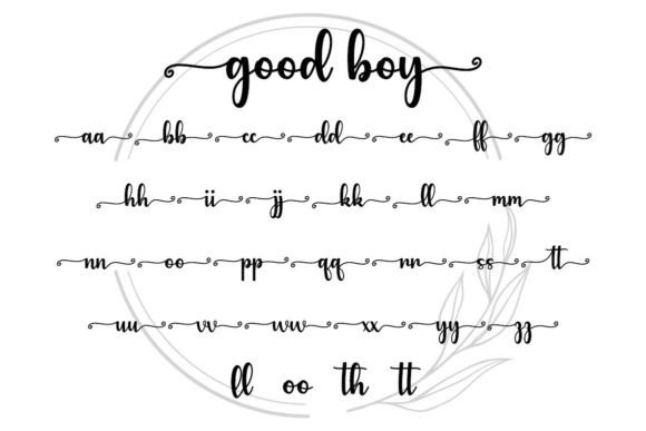 Good Boy Font Poster 7