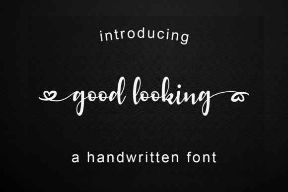 Good Looking Font Poster 1