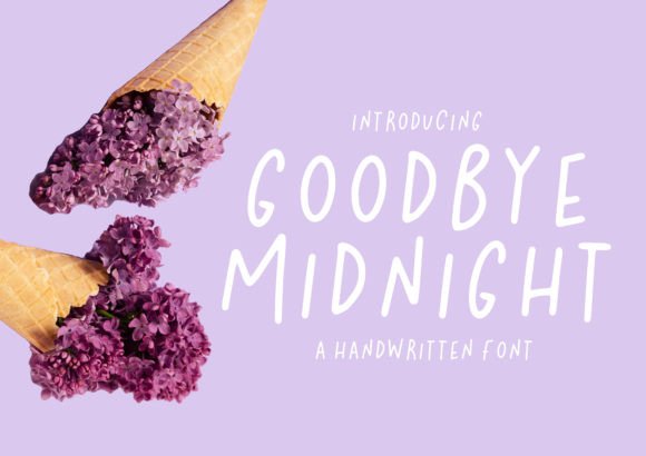 Goodbye Midnight Font