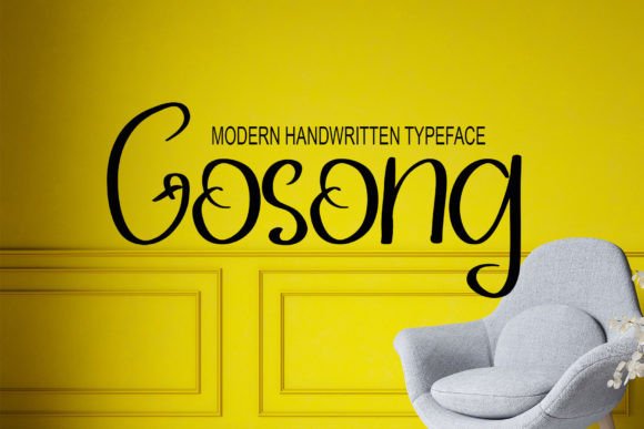 Gosong Font Poster 1