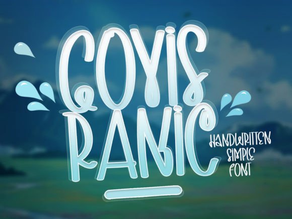 Govis Ranic Font Poster 1